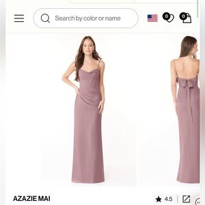 Azazie Mai Dusty Rose